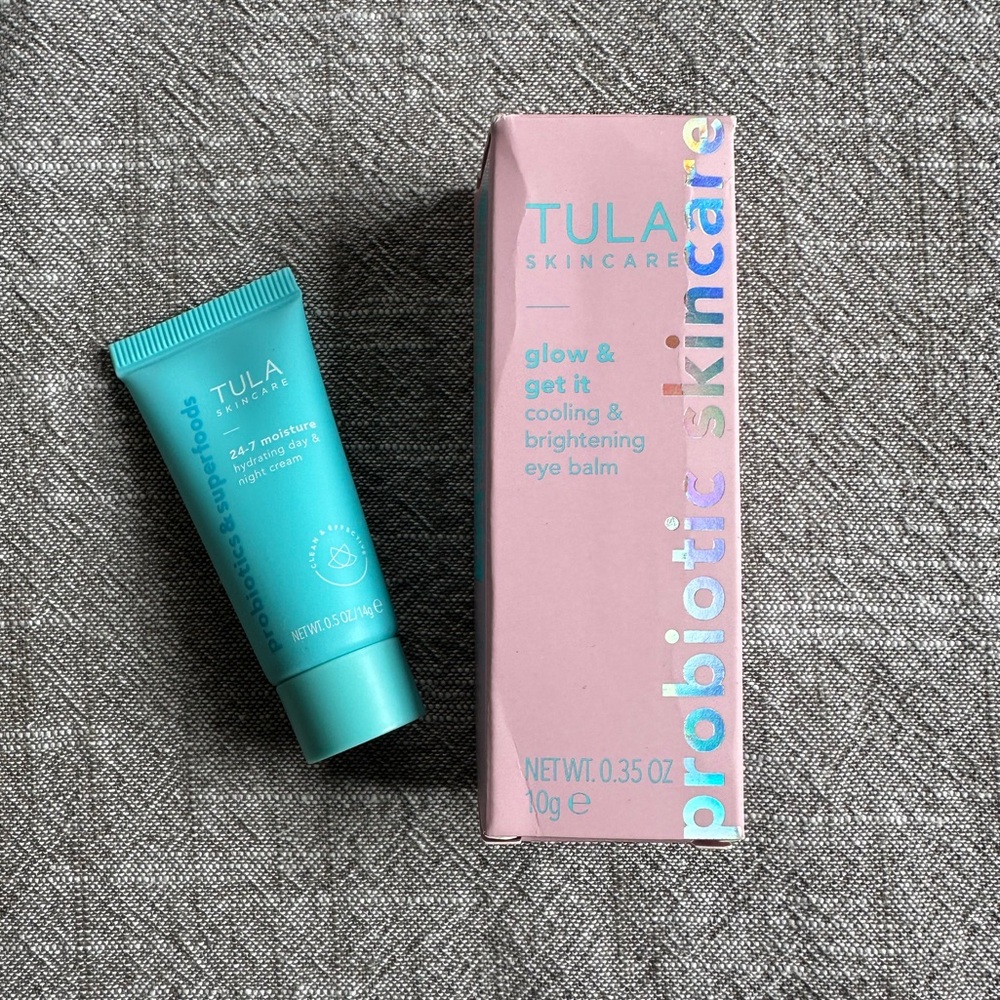 TULA GLOW & GET IT, and Tula travel size 24-7 moisture, New/Unused